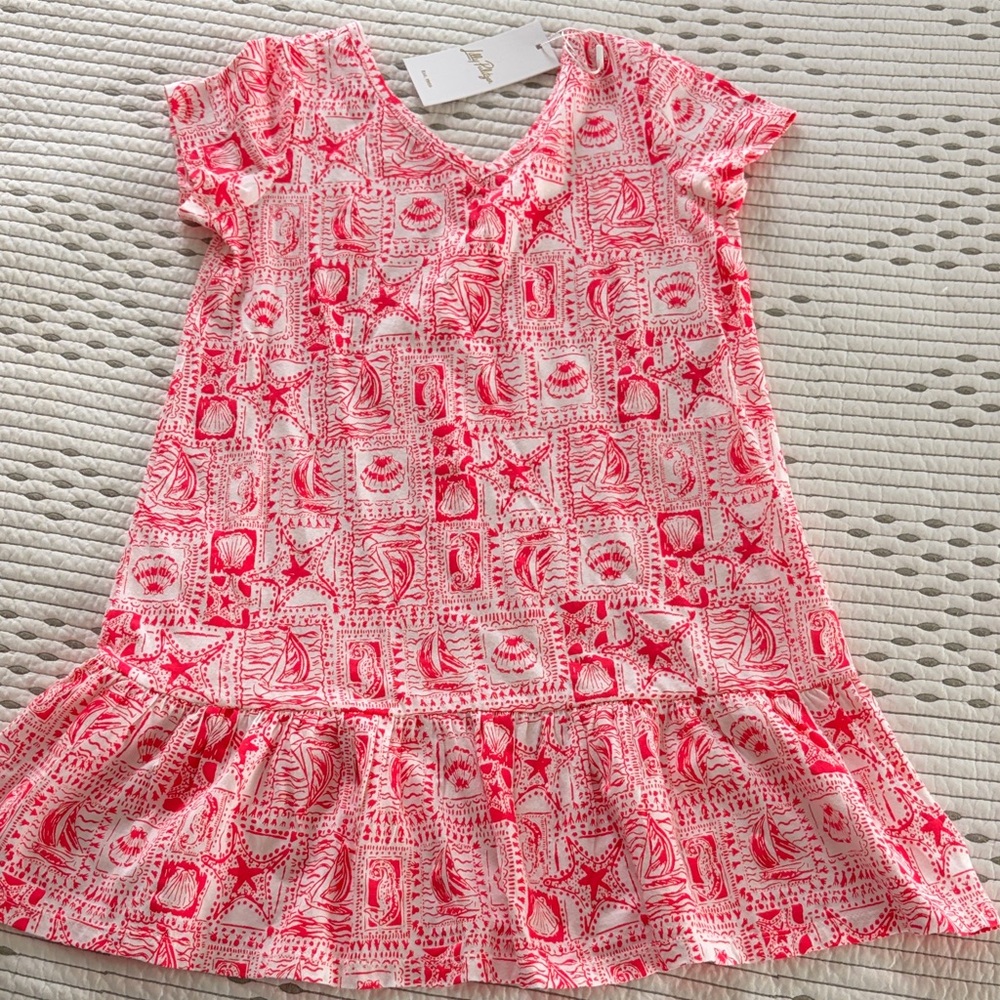 Lilly Pulitzer Pink Starfish Kids Dress